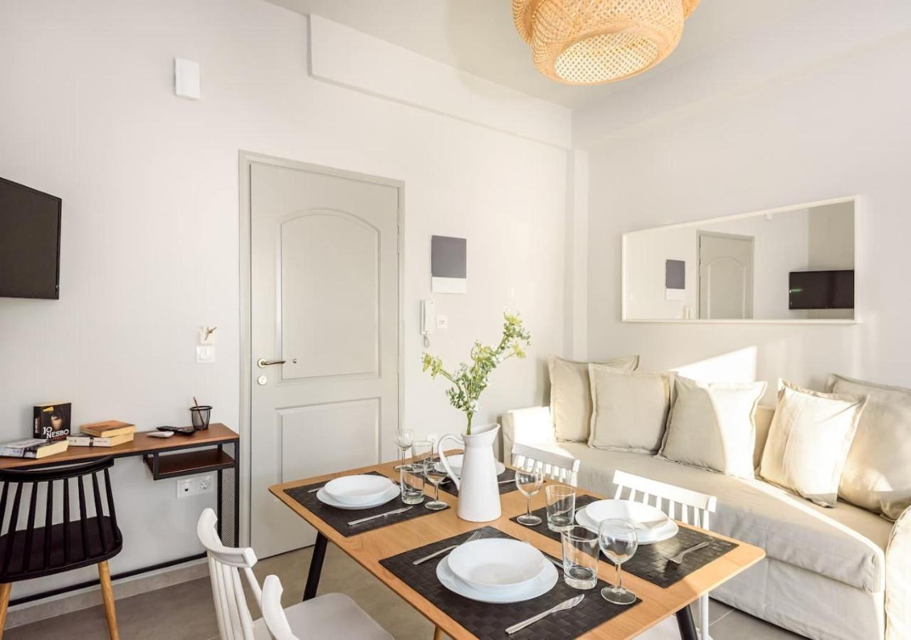 Cozy Apartment Evdoxia Chrissi Akti Chania Exterior foto